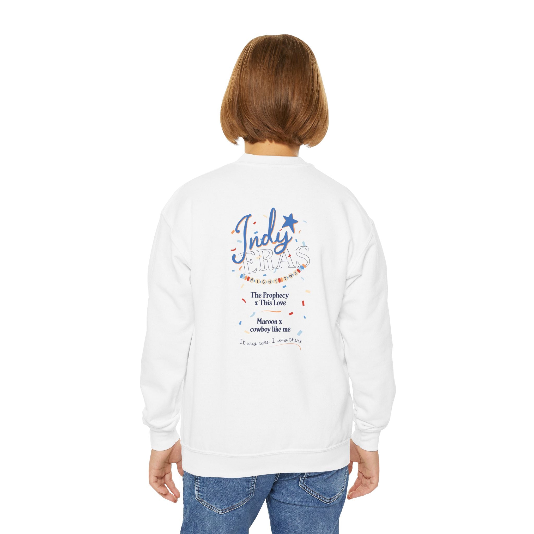 Kid's Indy Eras Night Two Crewneck Sweatshirt