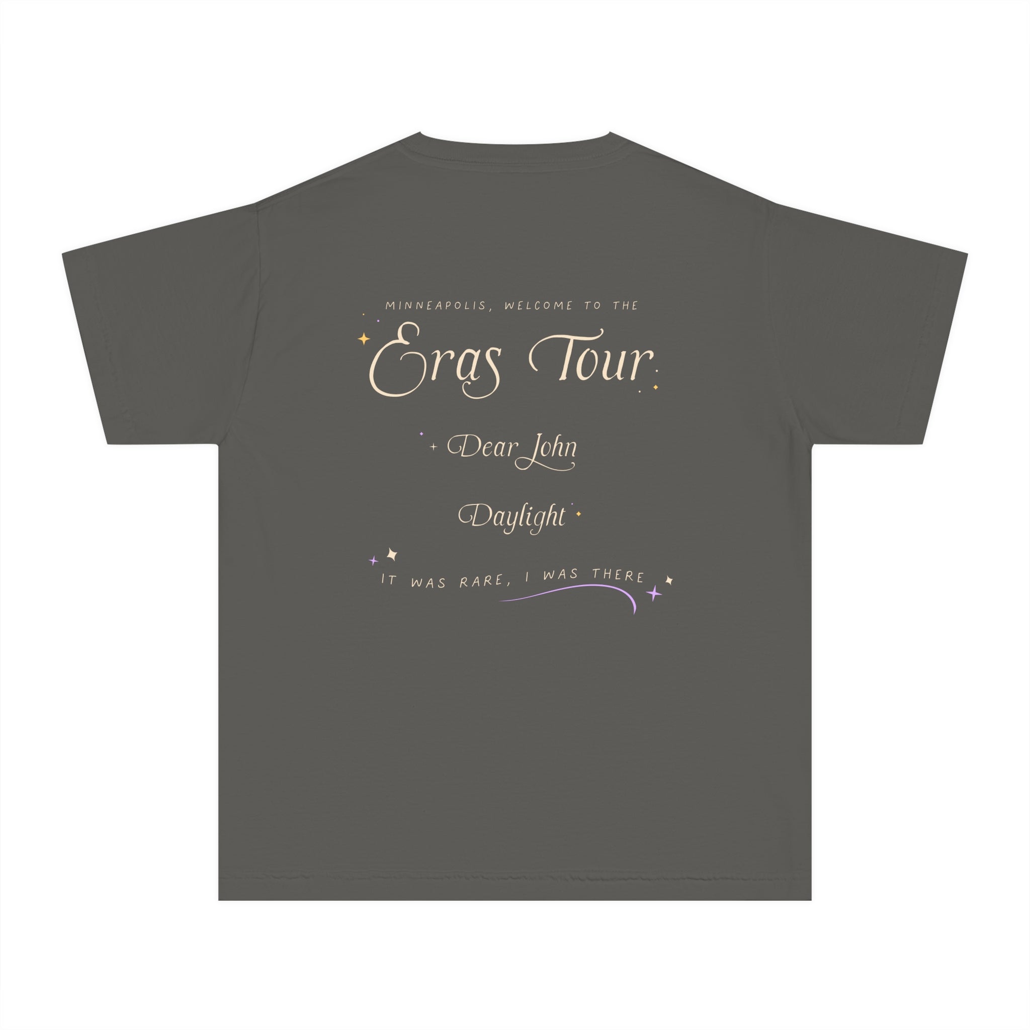 Night Two Swiftieapolis Eras Tour Youth Midweight Tee