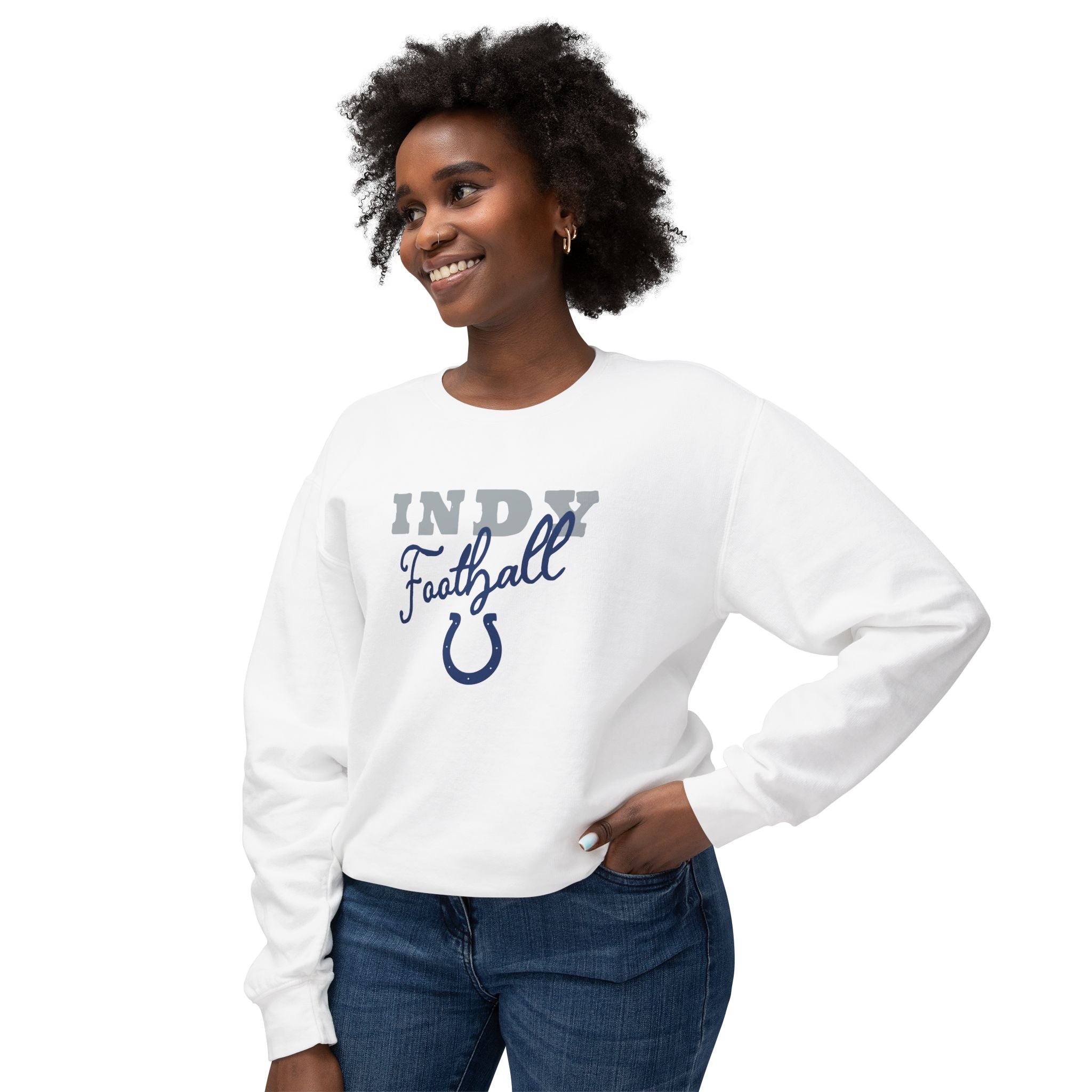 Lucas Oil Stadium Indy Football Lightweight Comfort Colors Crewneck