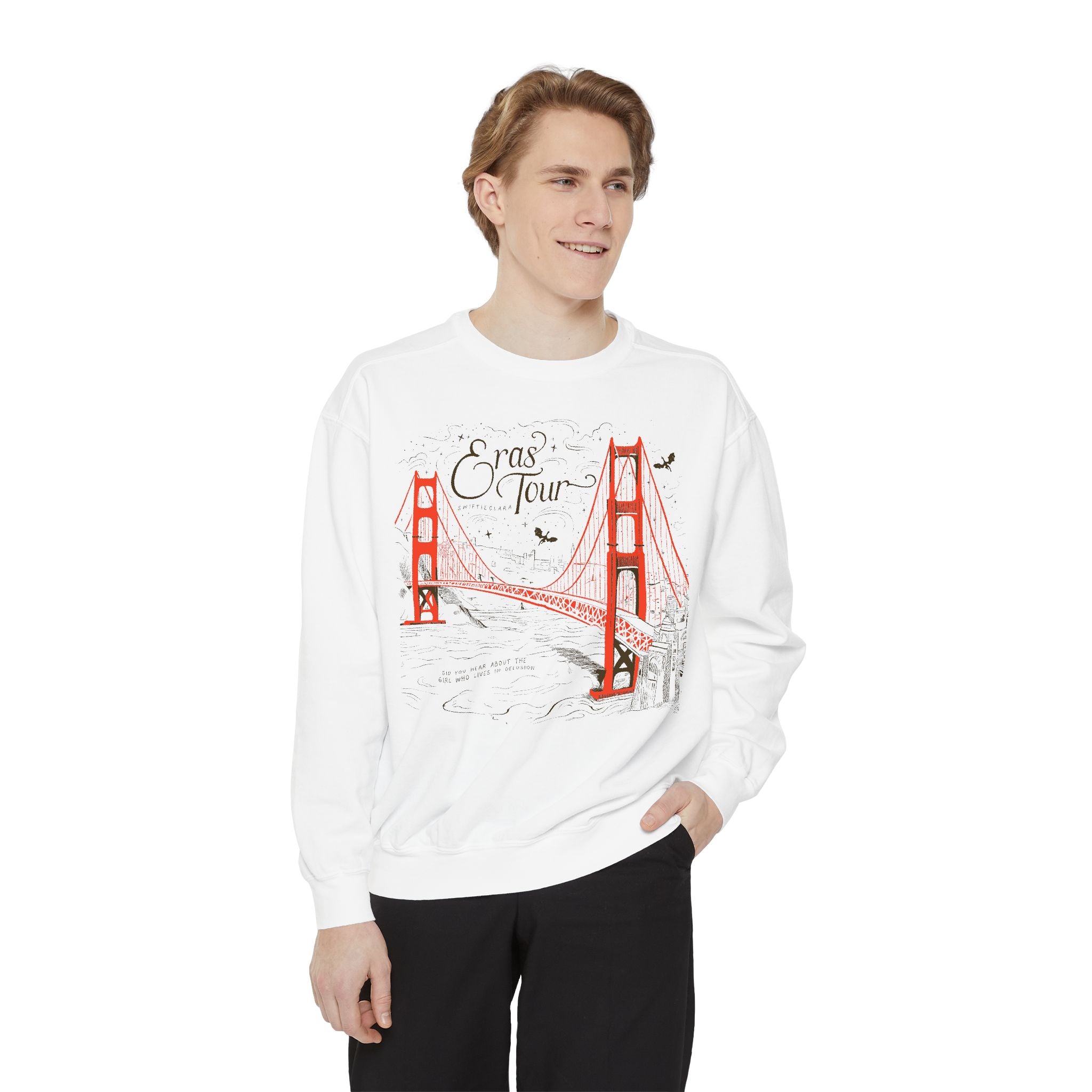 Santa Clara Eras Tour Night One Golden Gate Bridge Crewneck