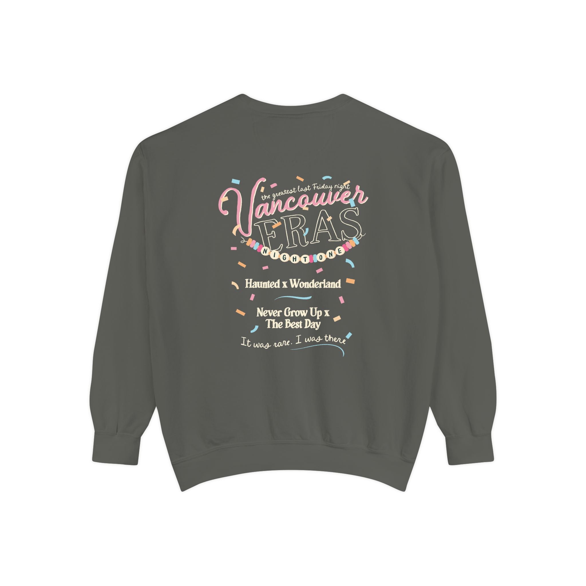 Vancouver Eras Night One Comfort Colors Crewneck