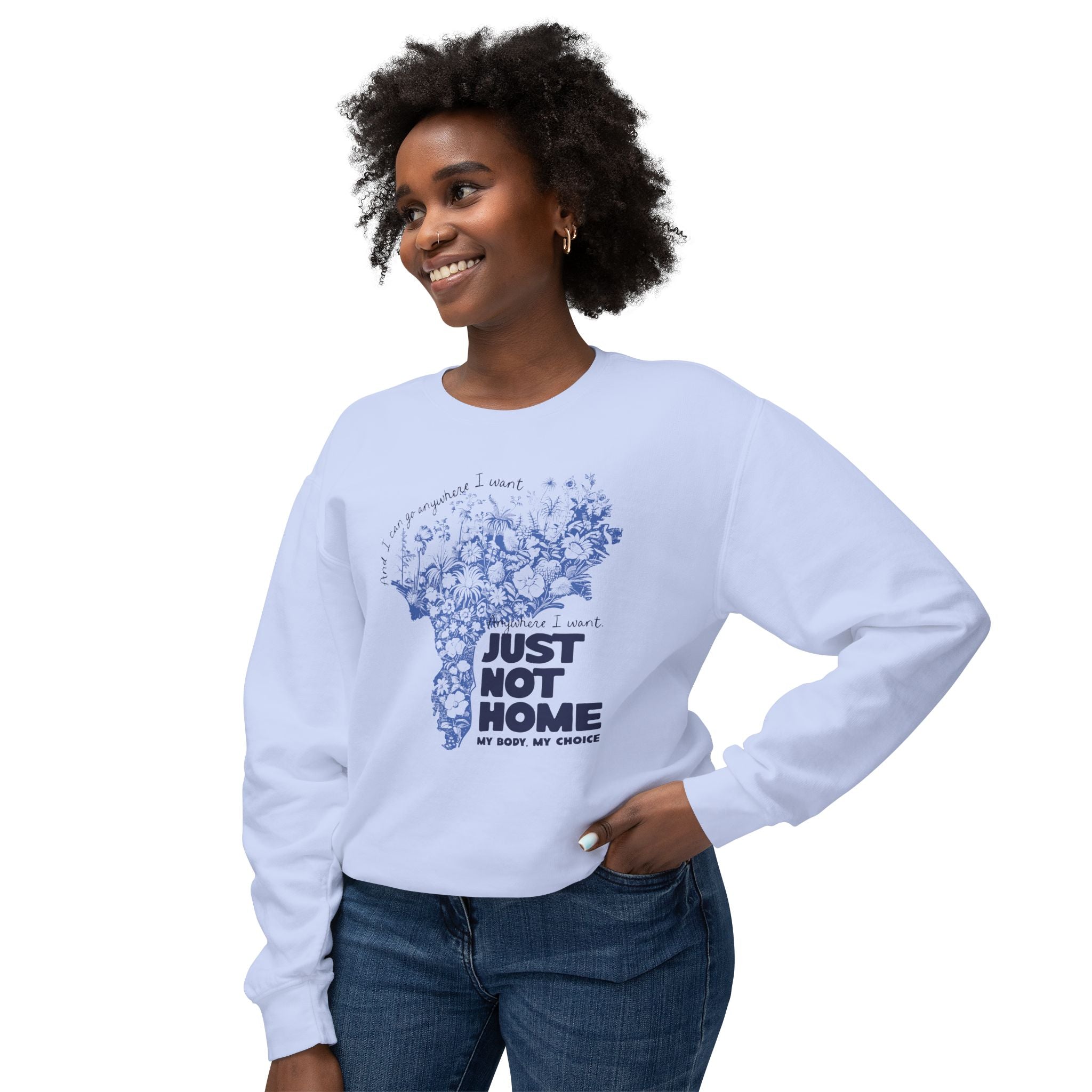 Just Not Home Comfort Colors Crewneck