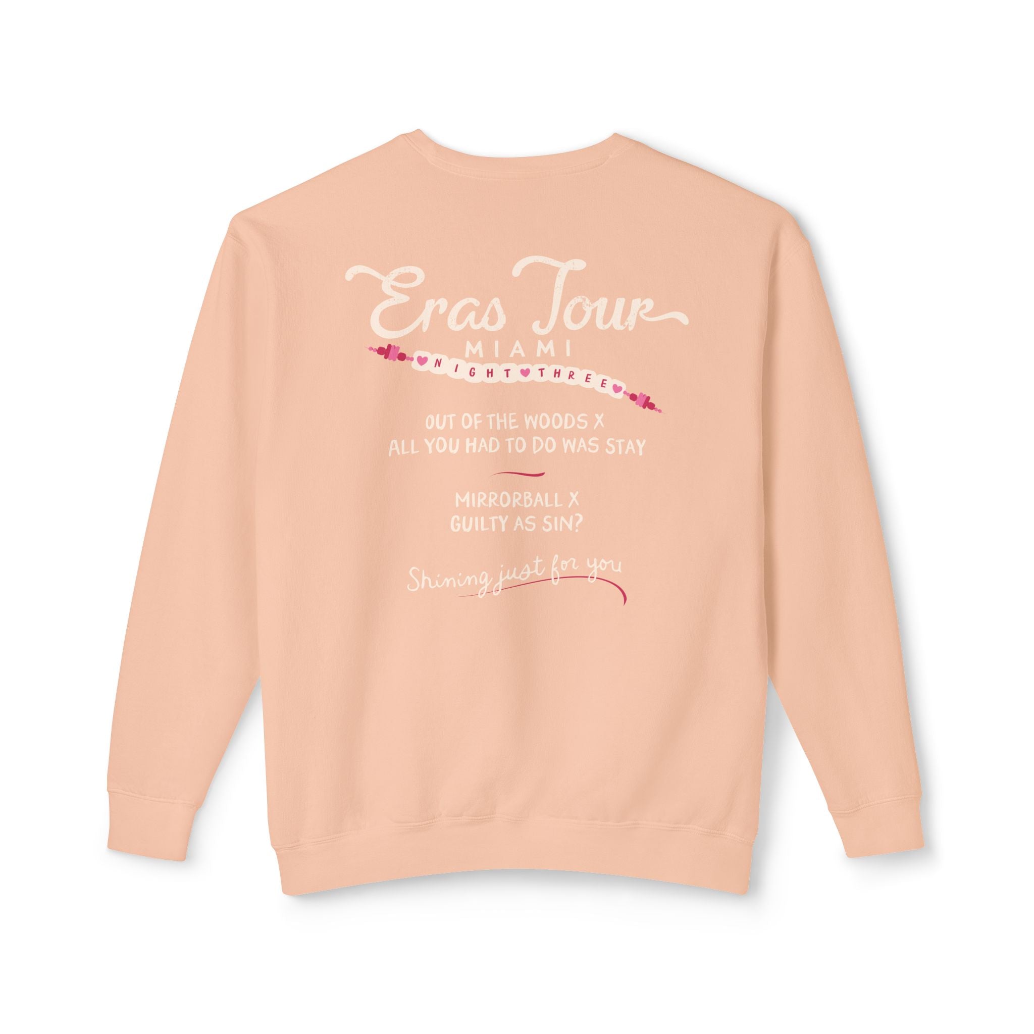 Miami Eras Night Three Lifeguard Lightweight Crewneck