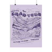 Orchid Denver Night One Purple Mountains Poster