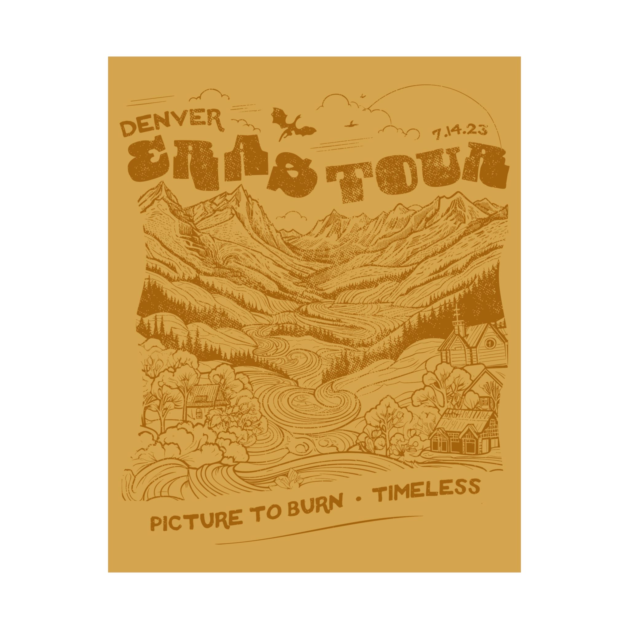 Mustard Denver Night One Mustard Mountains Poster