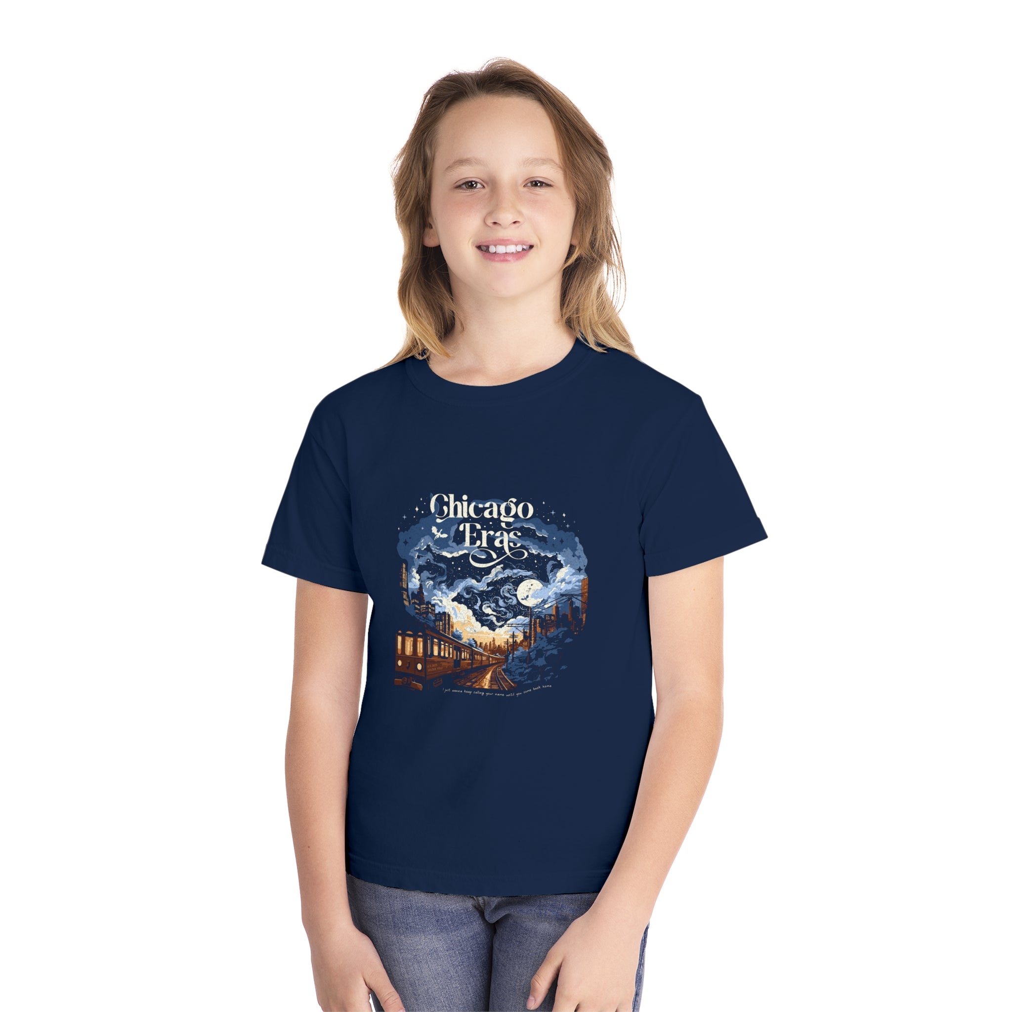 Kids Night Two Chicago L Train Eras Tour Shirt