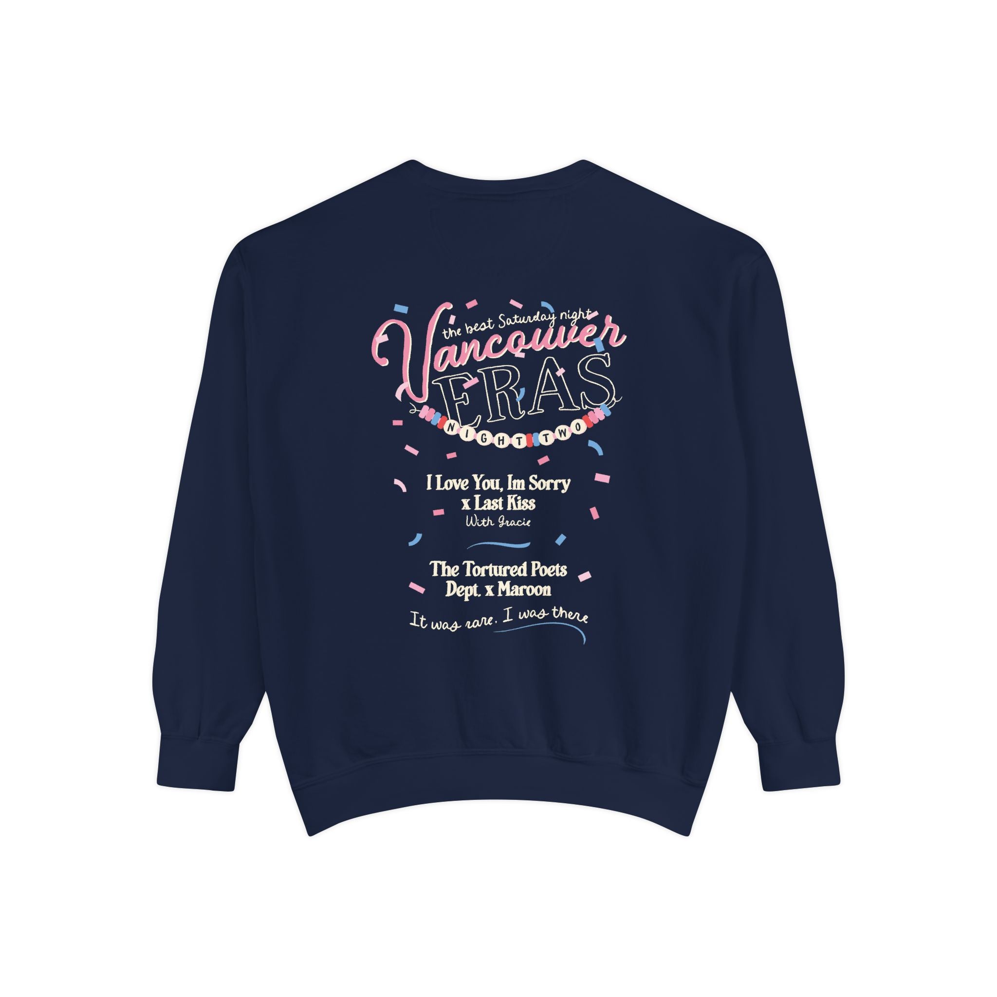 Vancouver Eras Night Two Comfort Colors Crewneck