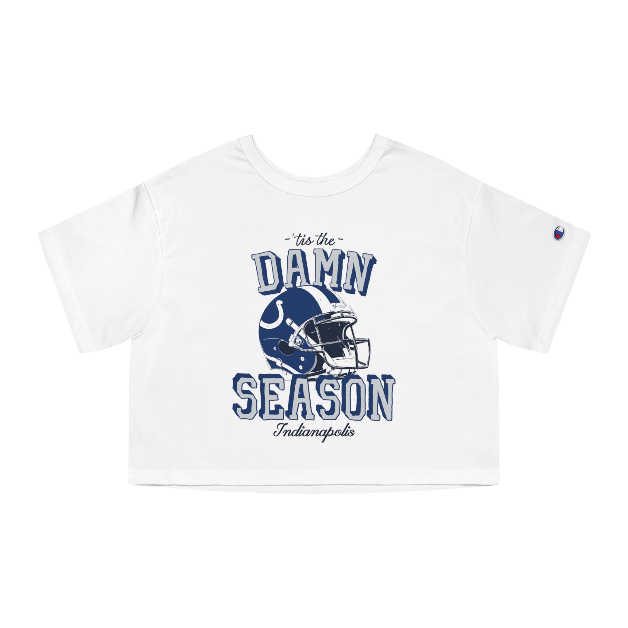 Tis the Season Indy Football Crop Top