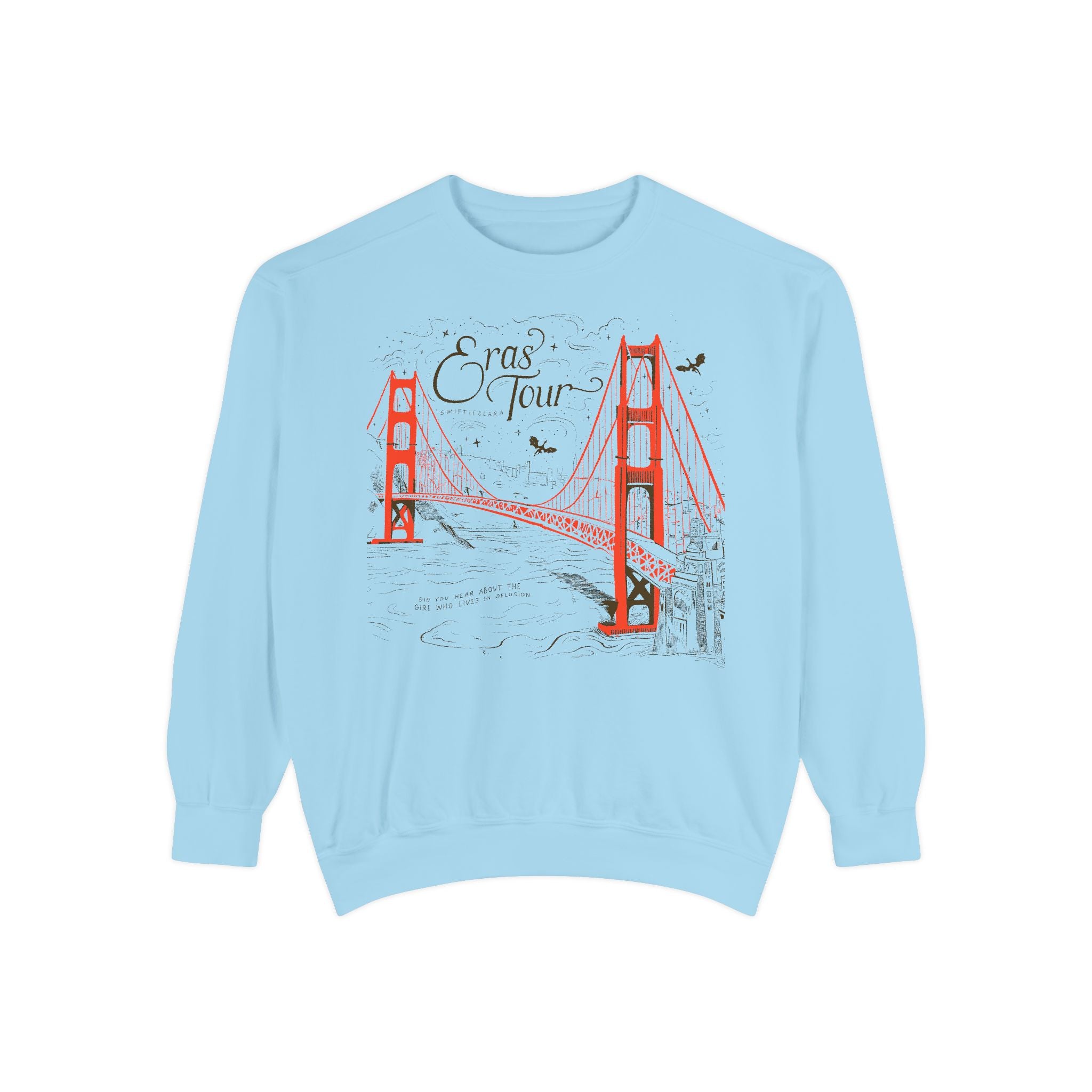 Santa Clara Eras Tour Night One Golden Gate Bridge Crewneck