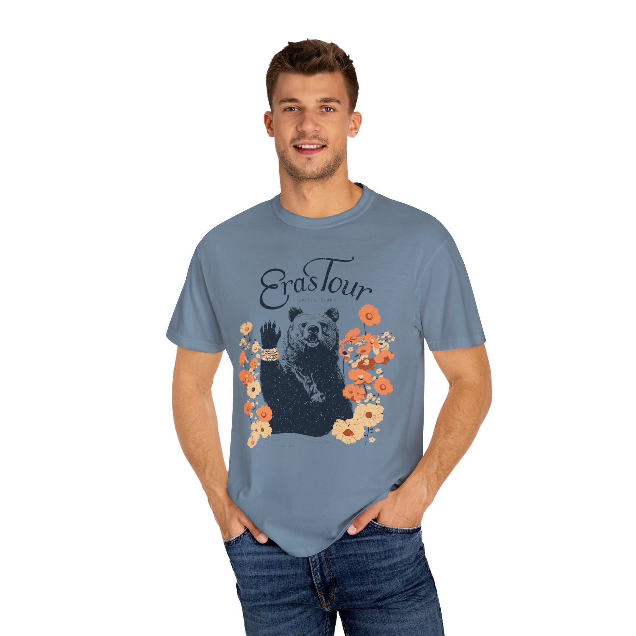 Santa Clara Night Two Beads and Bears Eras Tour Tee