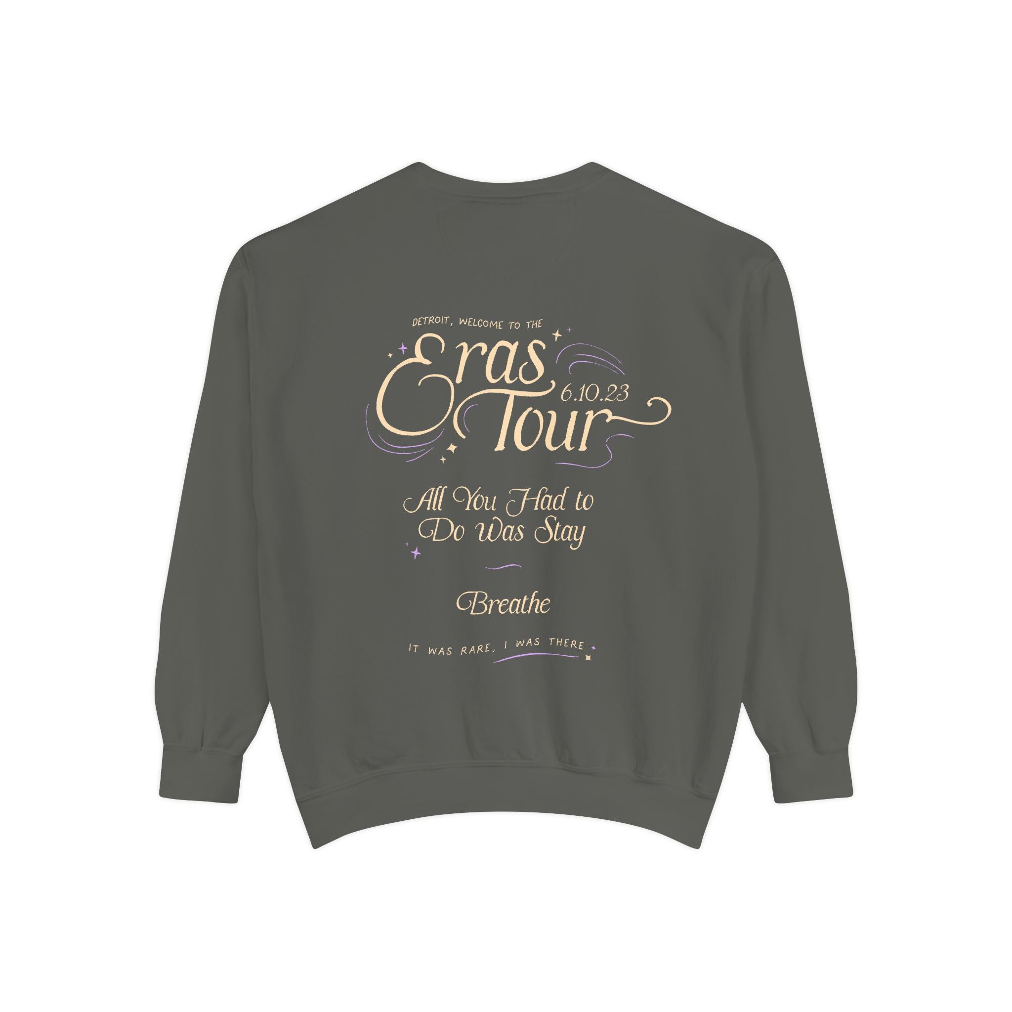 Night Two Detroit Skyline Eras Tour Sweatshirt