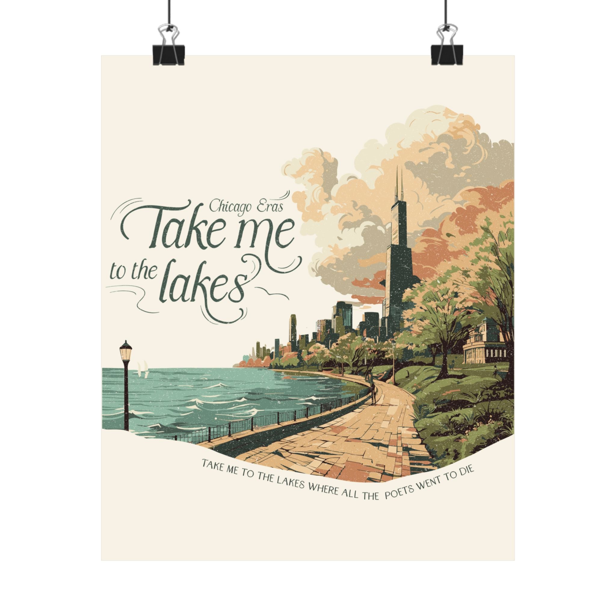 Ivory Chicago Eras The Lakes Night One Poster