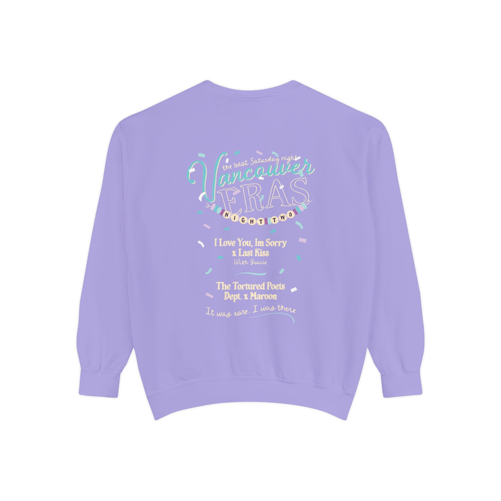 Vancouver Eras Night Two Comfort Colors Crewneck