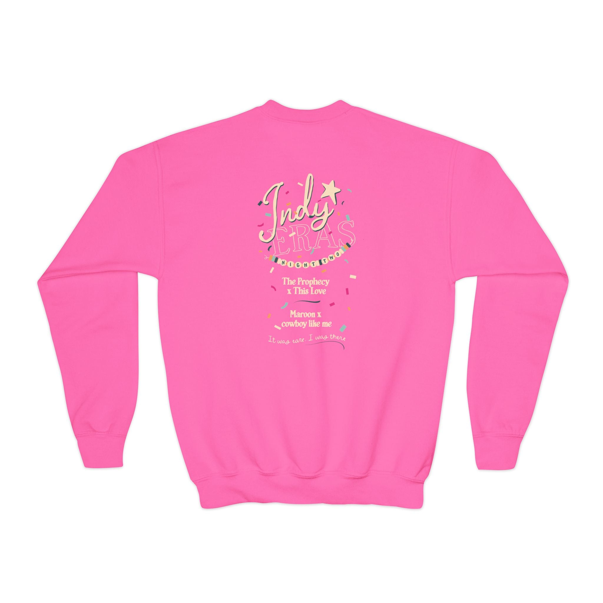 Kid's Indy Eras Night Two Crewneck Sweatshirt