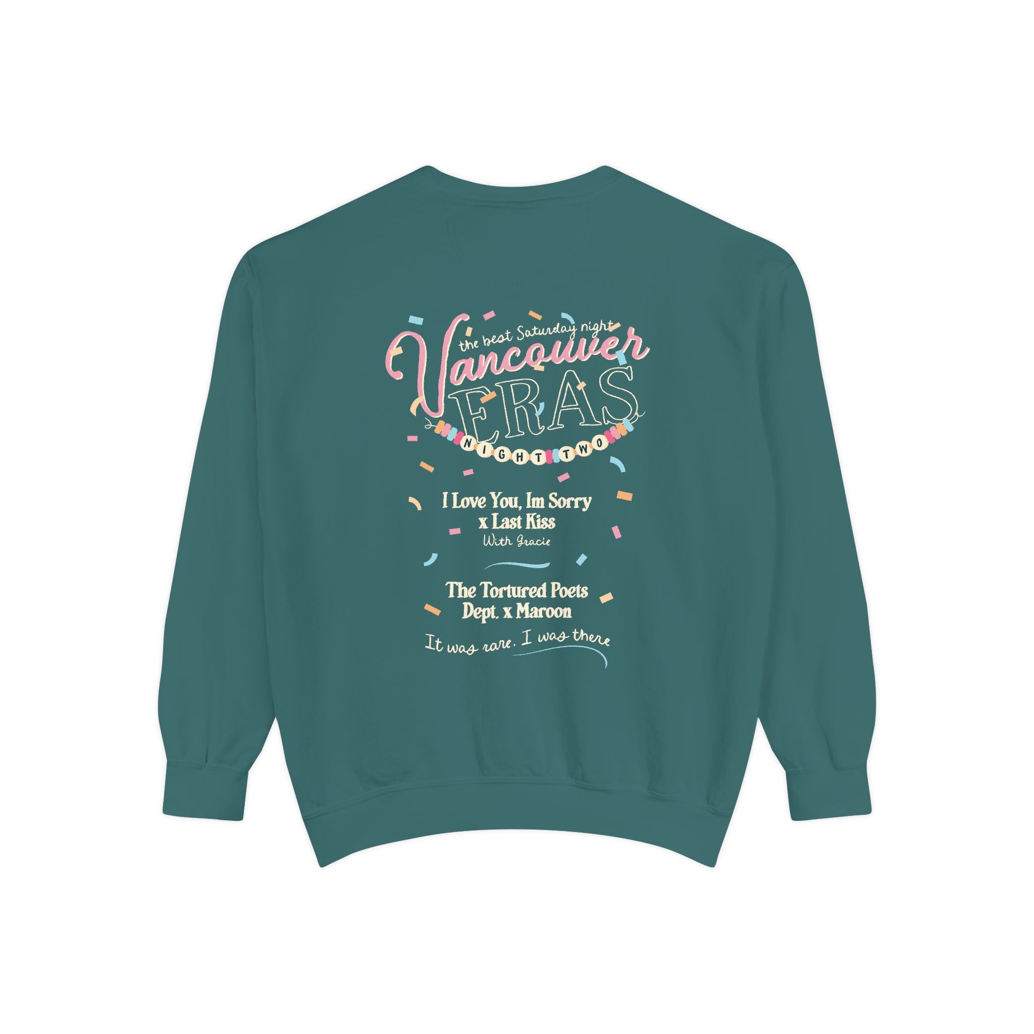 Vancouver Eras Night Two Comfort Colors Crewneck