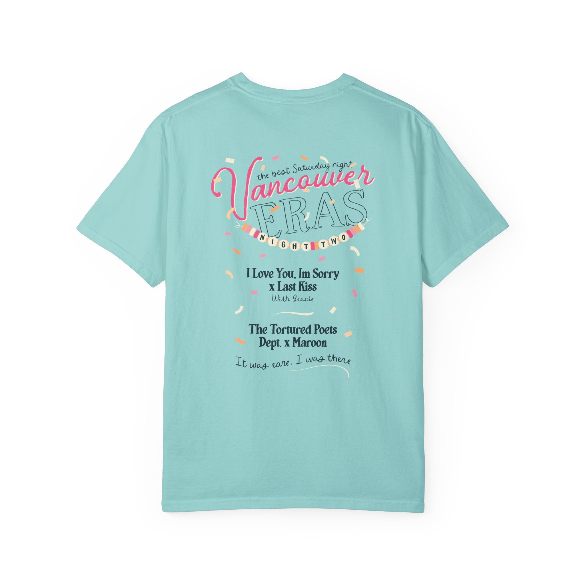 Vancouver Eras Night Two Comfort Colors Tee