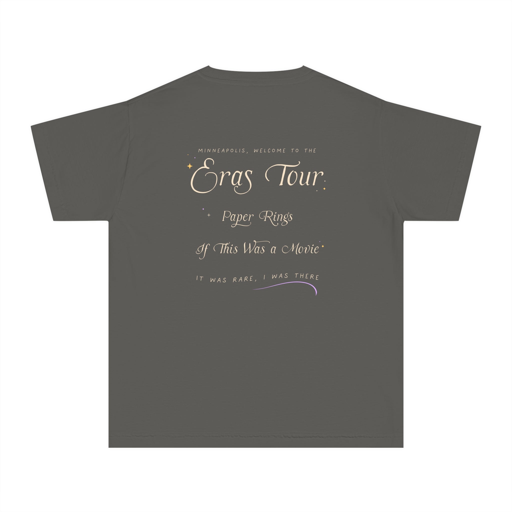 Night One Swiftieapolis Eras Tour Youth Midweight Tee