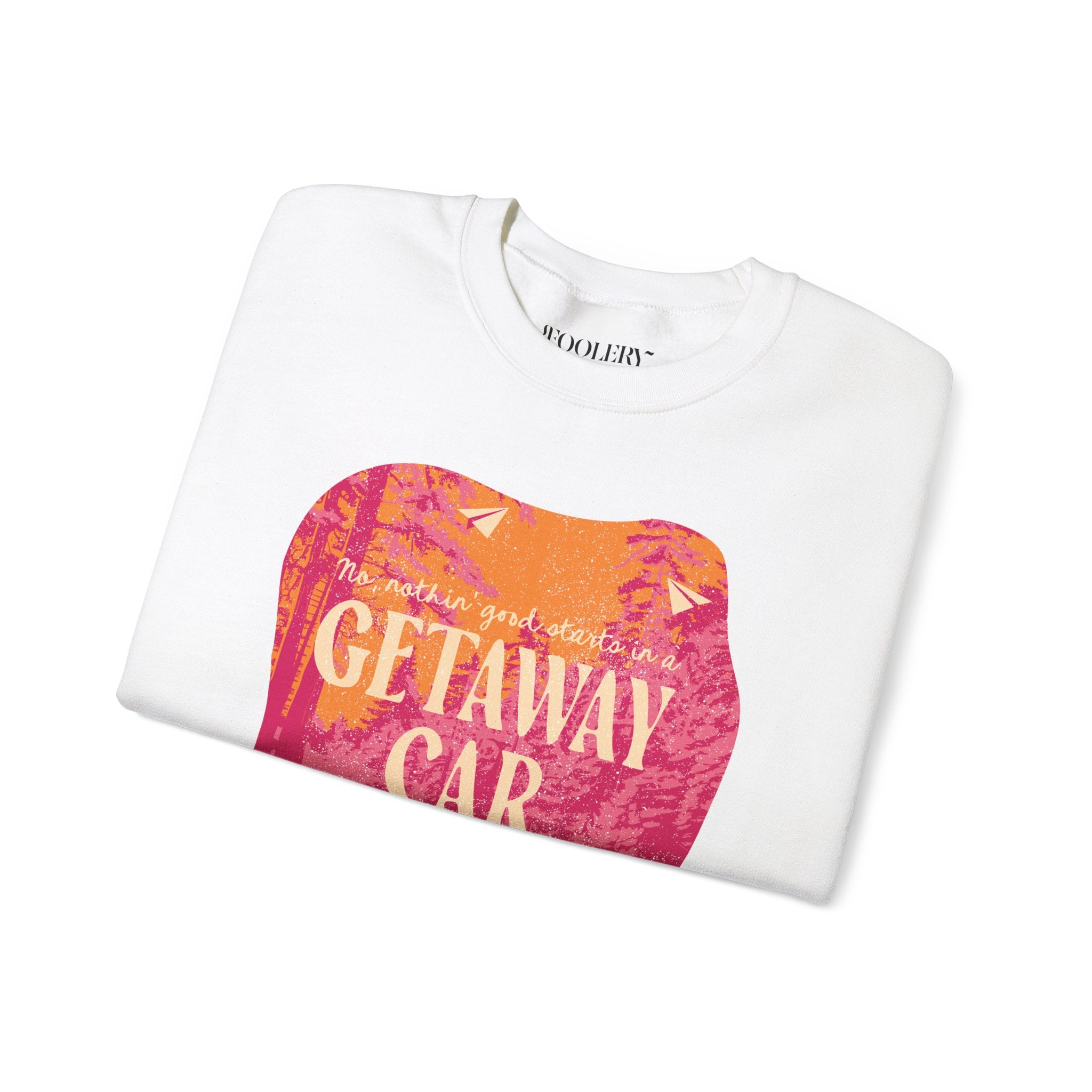 Drivin' the Getaway Car Out of the Woods Crewneck