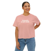 Empathy is Not Weak Comfort Colors Crop Top