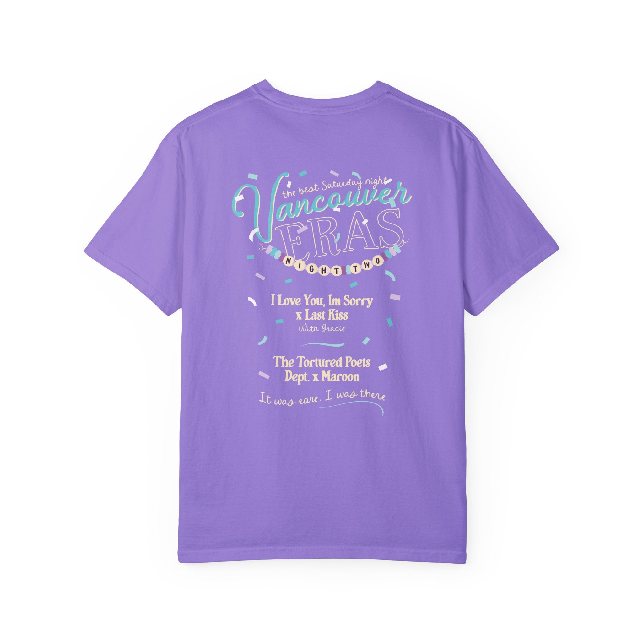 Vancouver Eras Night Two Comfort Colors Tee