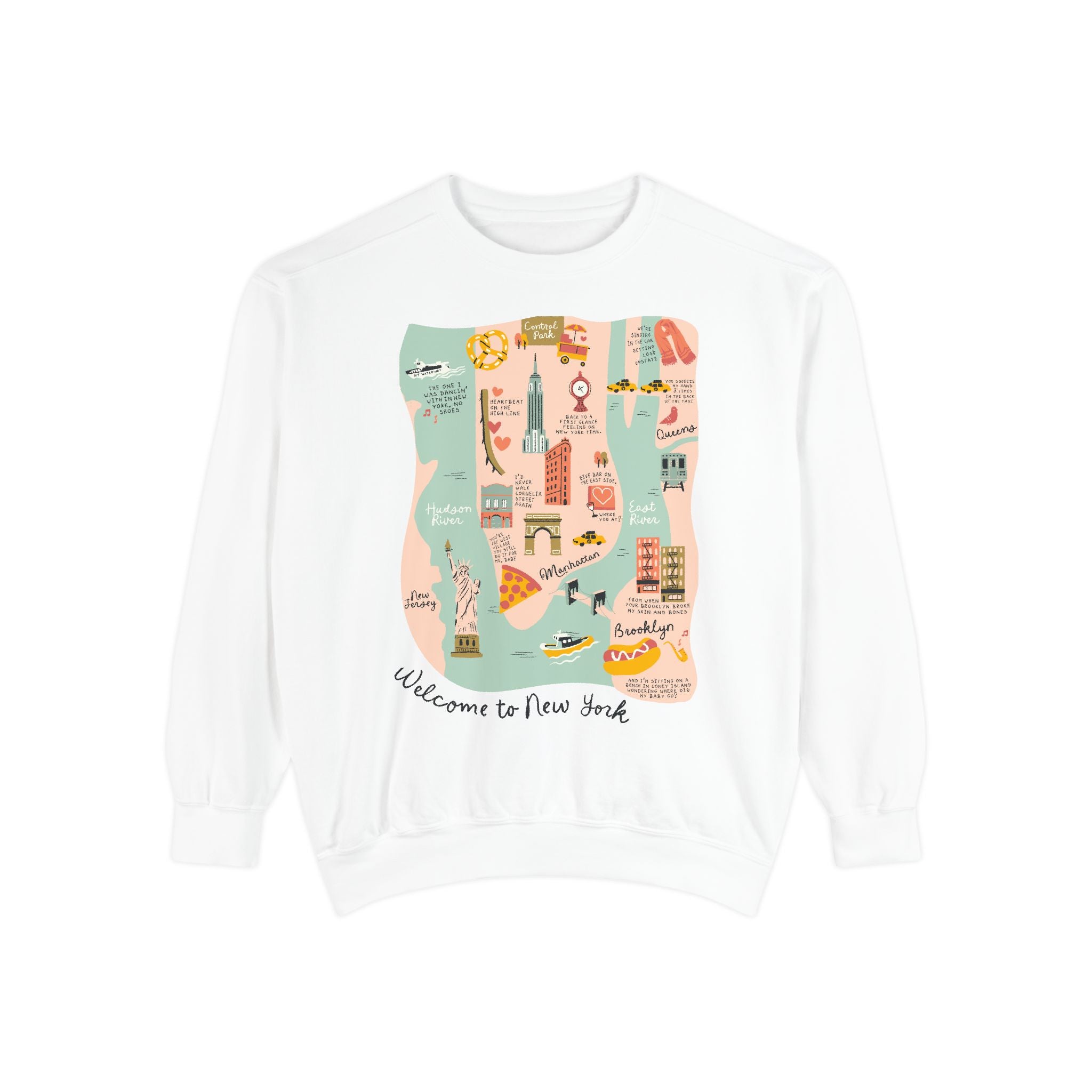 New York City Lyrical Crewneck