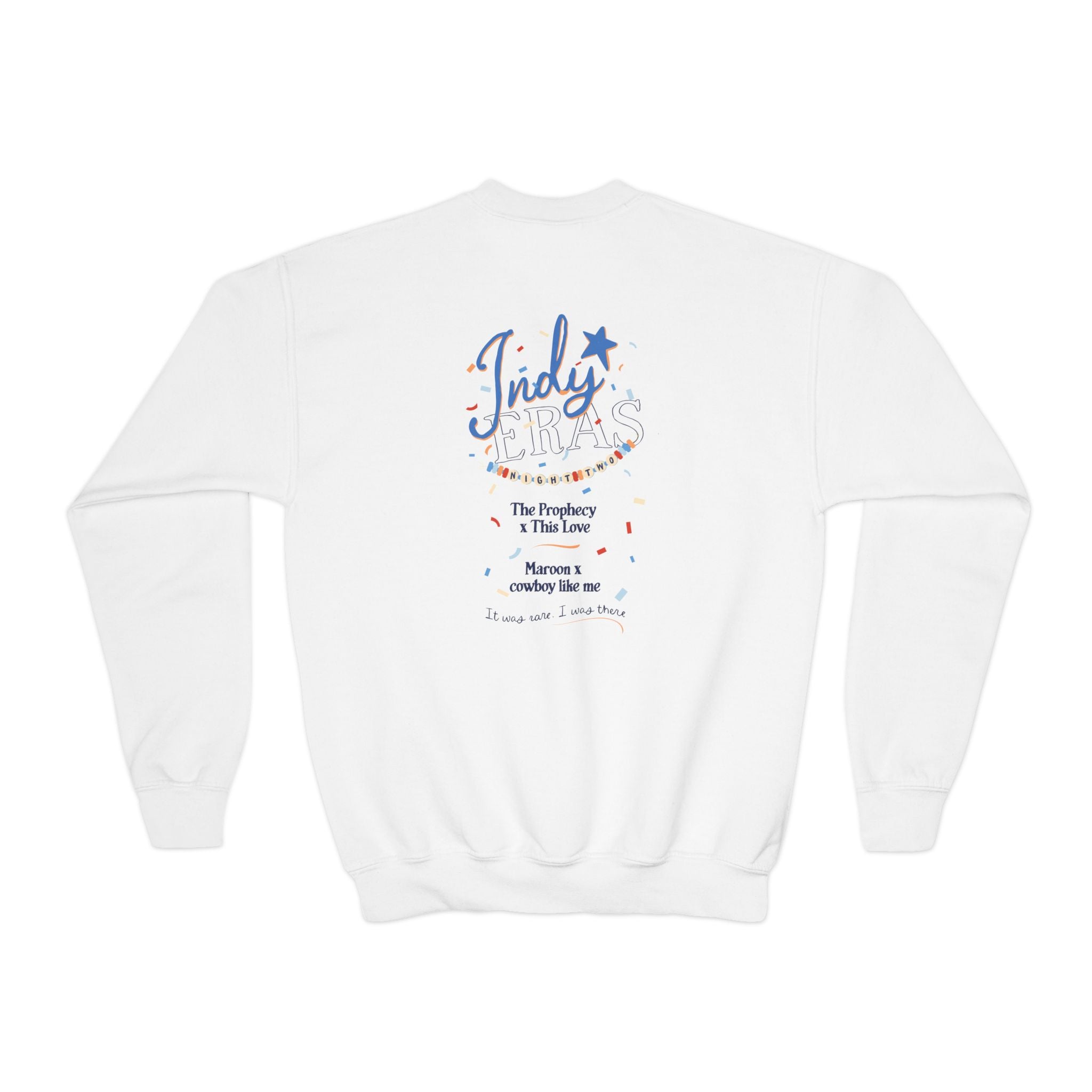 Kid's Indy Eras Night Two Crewneck Sweatshirt