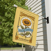 Sunflower Fields Forever Garden Flag Banner