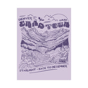 Orchid Denver Night Two Purple Mountains Poster