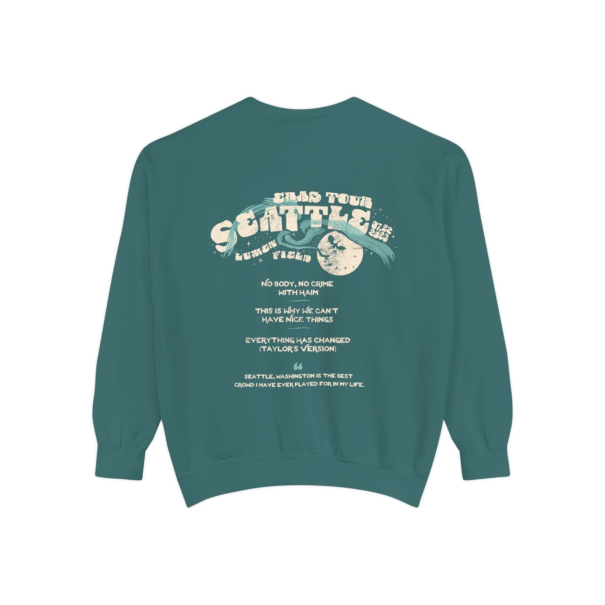 Seattle Night One Eras Tour Crewneck