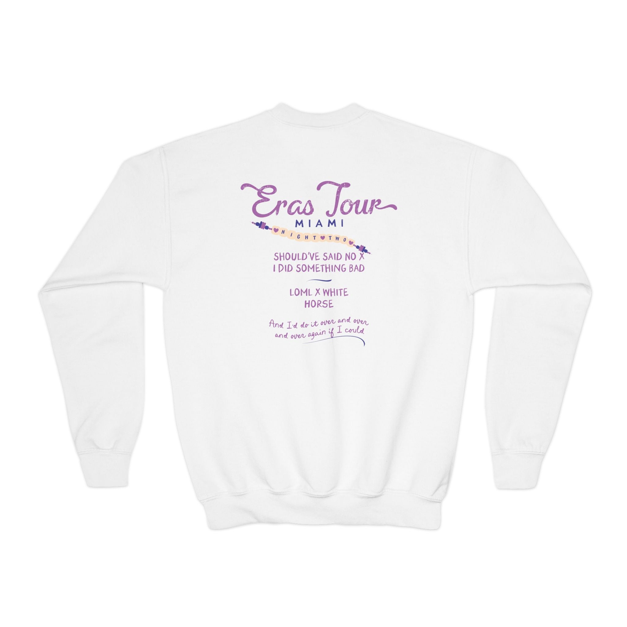 Kid's Miami Eras Night Three Lifeguard Crewneck