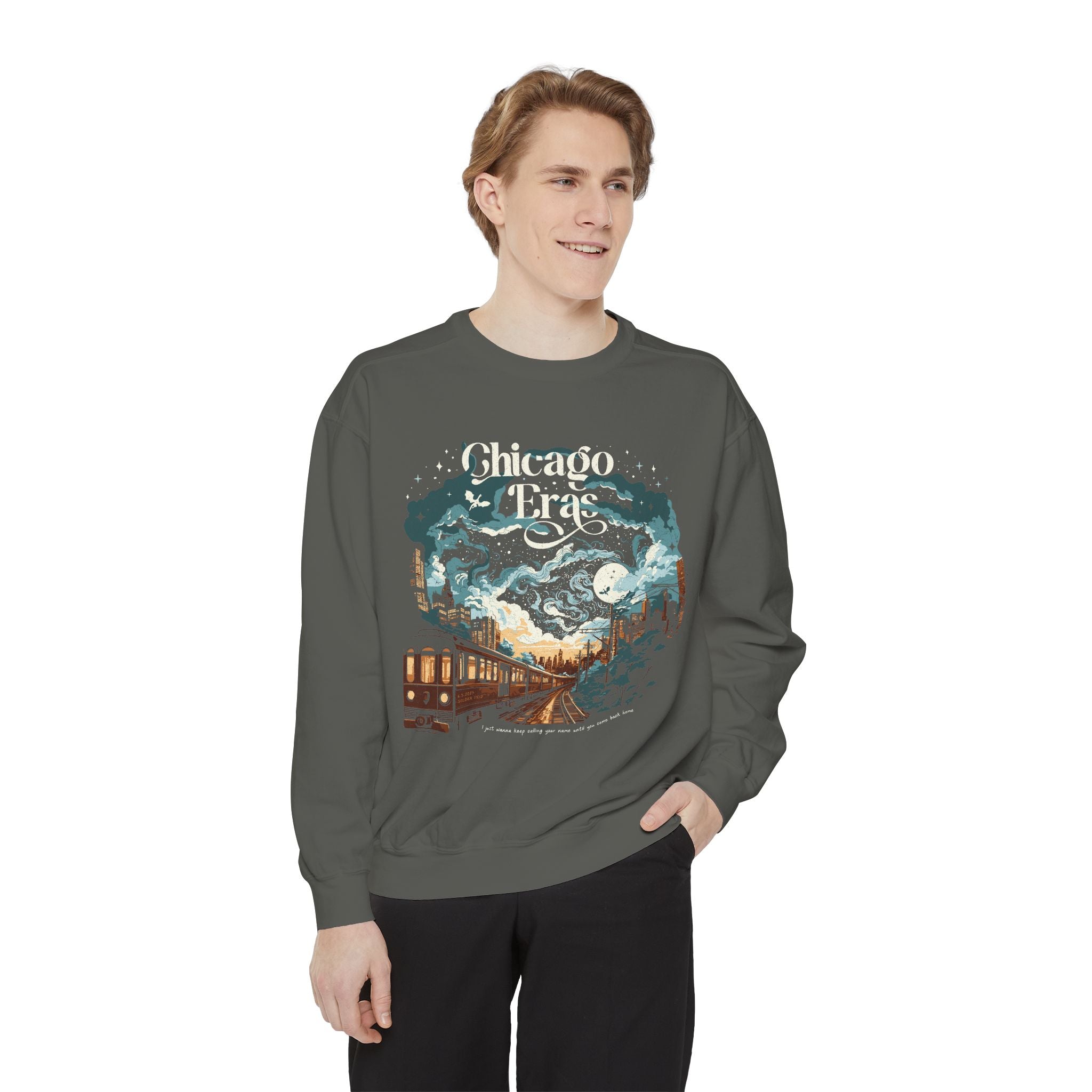 Night Two Chicago L Train Eras Tour Crewneck