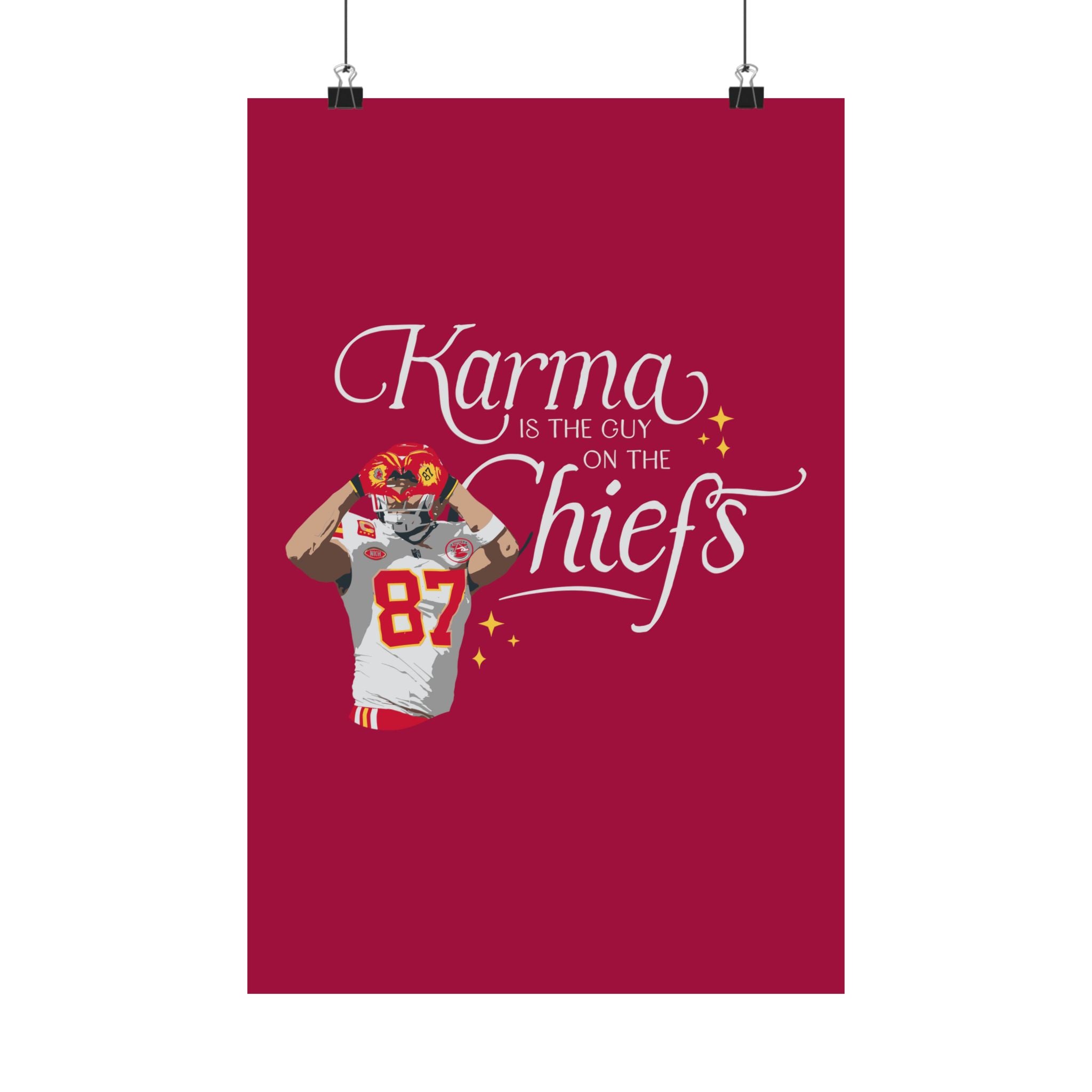 Red Kelce Karma is the Guy on the Chiefs Poster