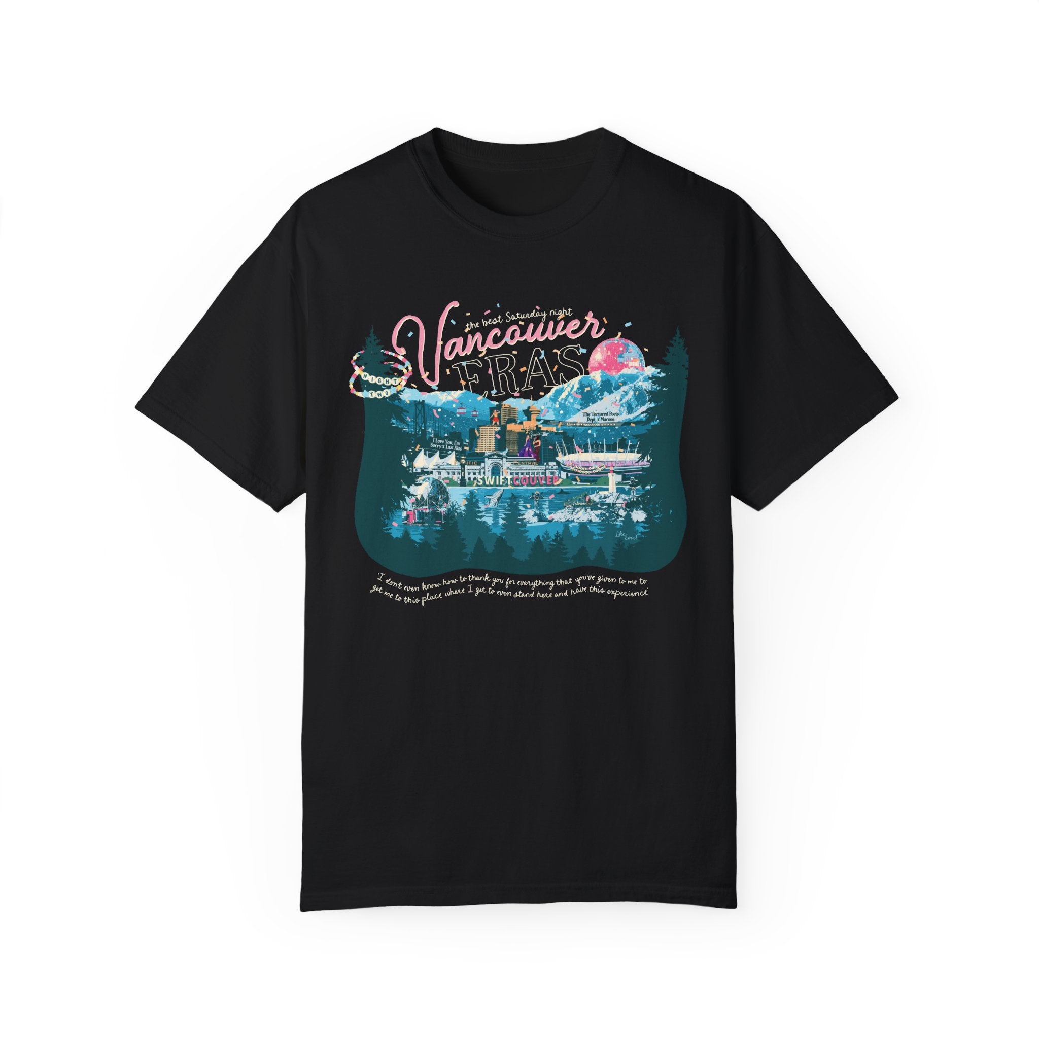 Vancouver Eras Night Two Comfort Colors Tee