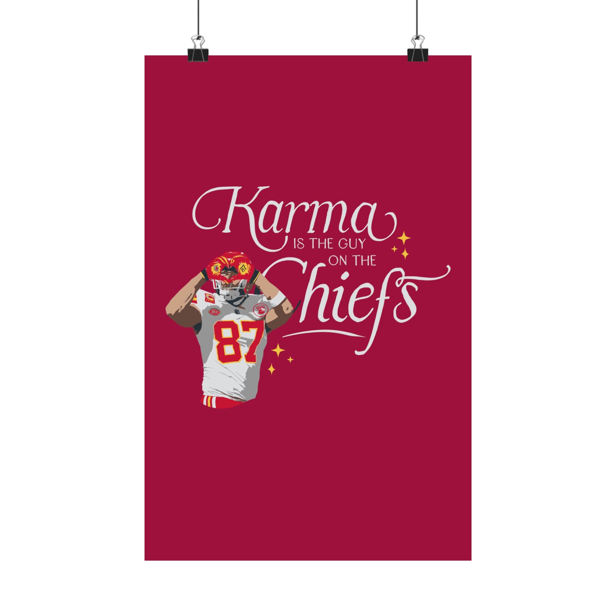 Red Kelce Karma is the Guy on the Chiefs Poster