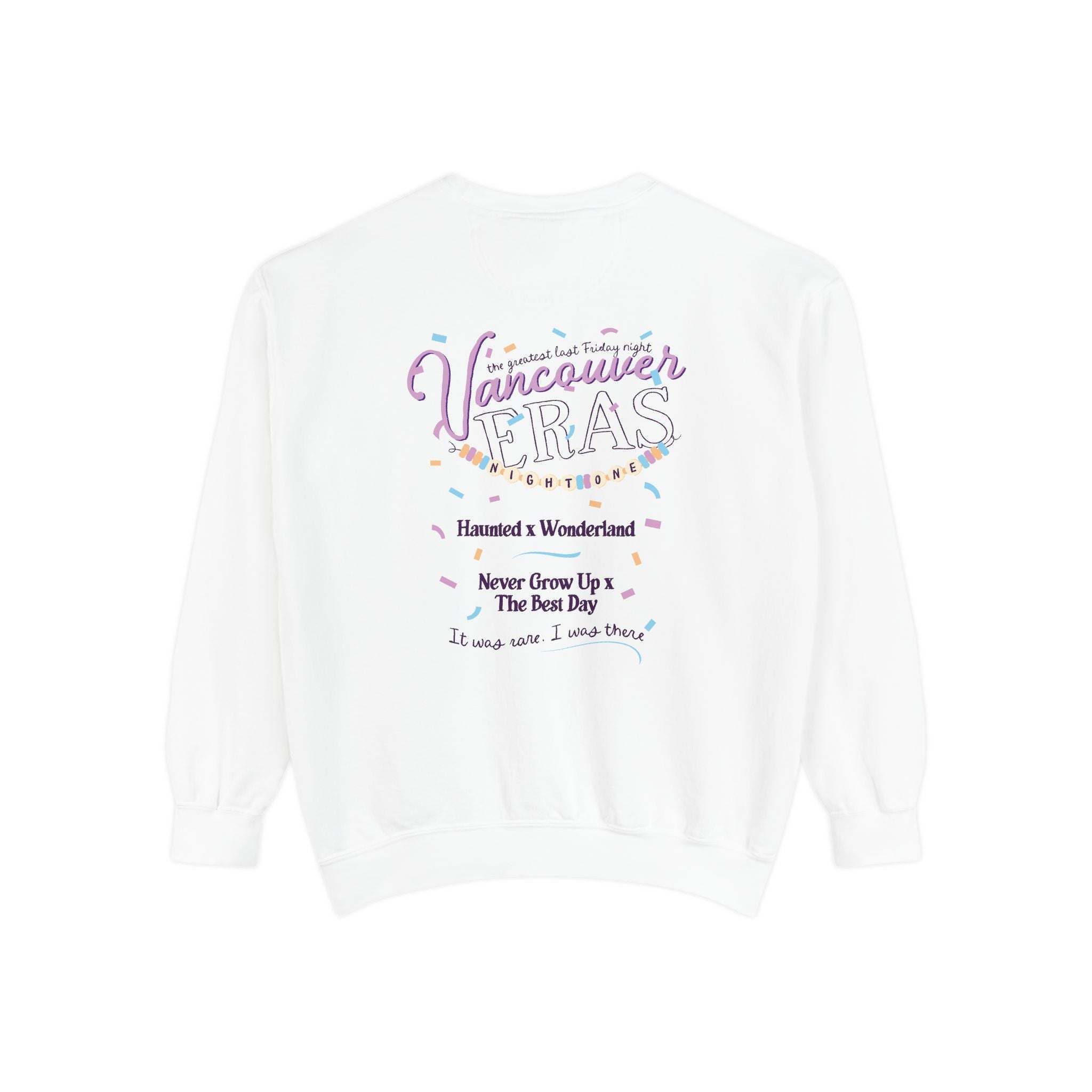 Vancouver Eras Night One Comfort Colors Crewneck