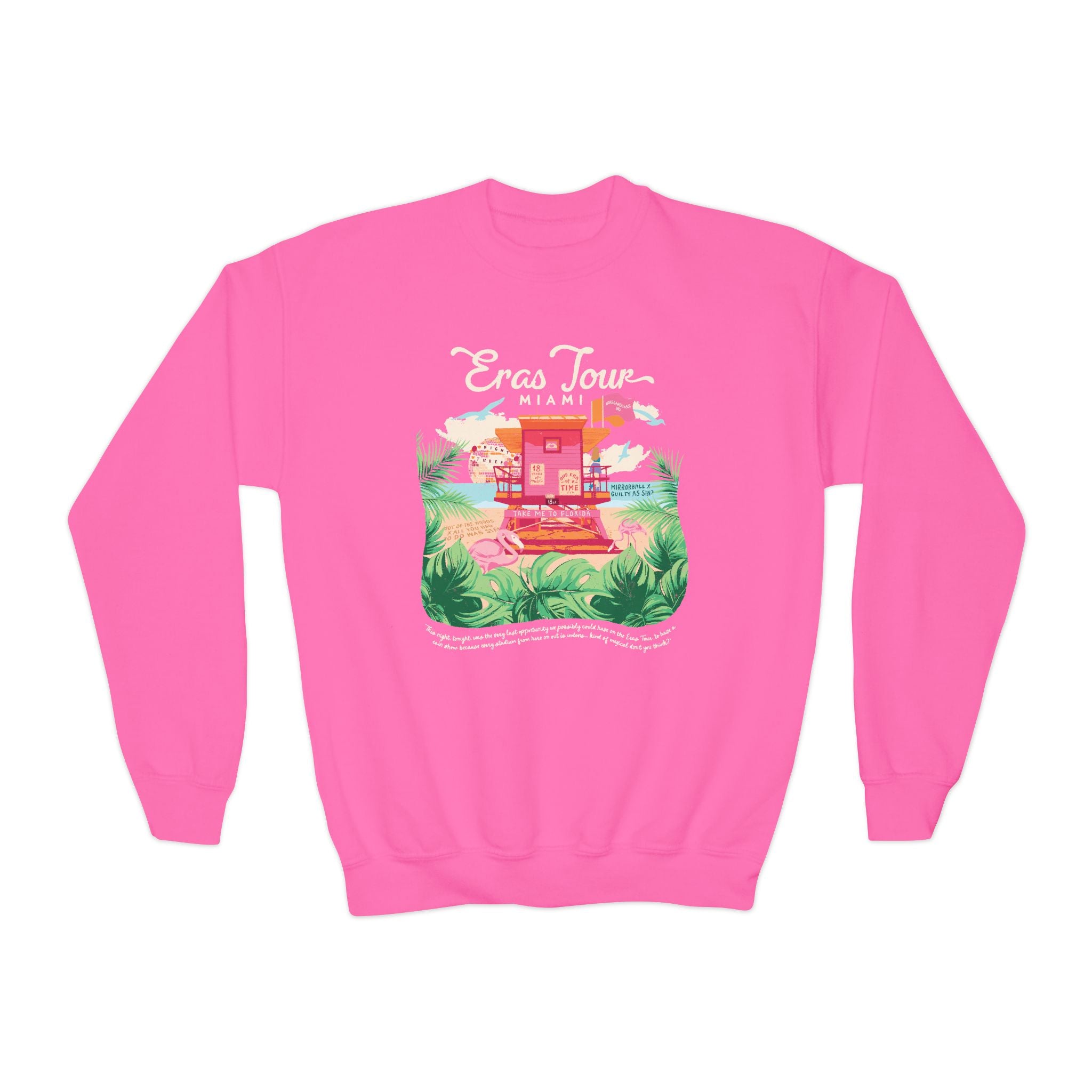 Kid's Miami Eras Night Three Lifeguard Crewneck