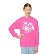 Kid's Who's Afraid of Little Old Me Crewneck Sweatshirt