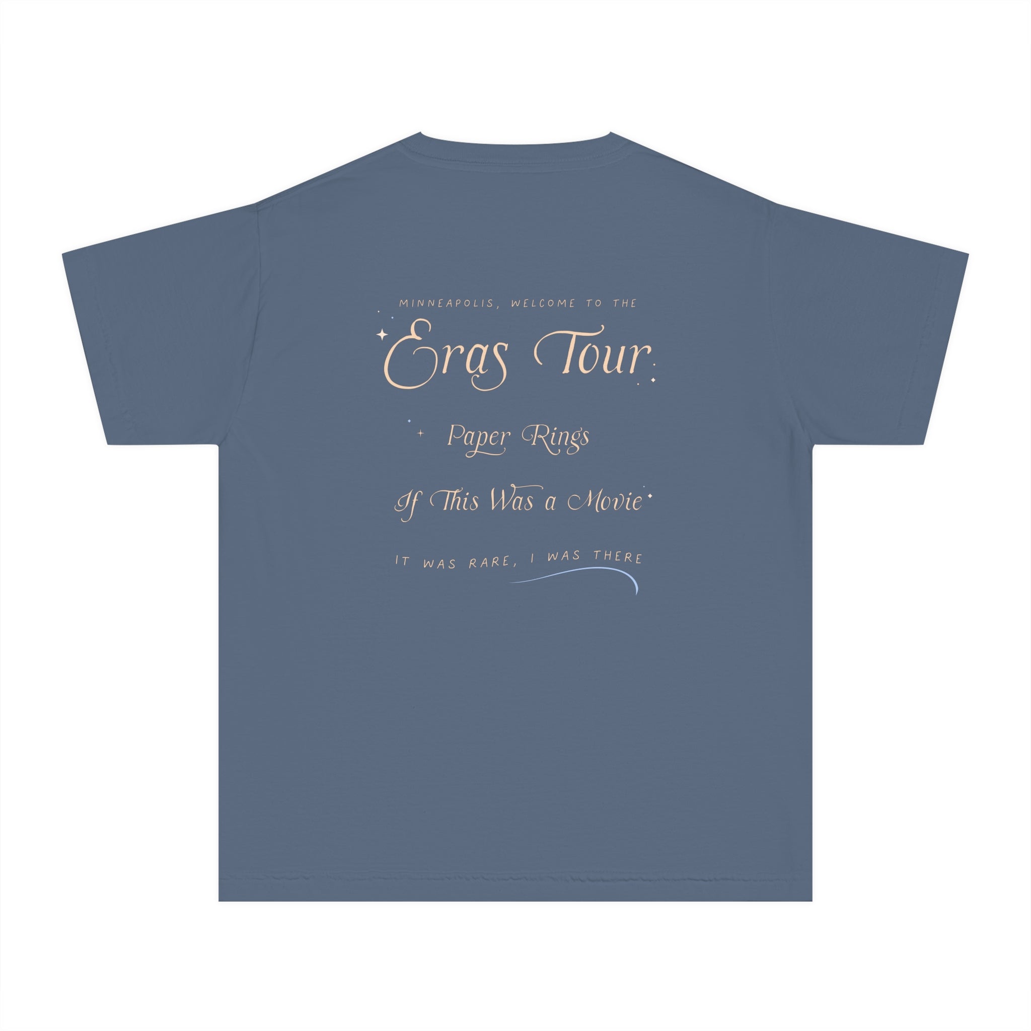 Night One Swiftieapolis Eras Tour Youth Midweight Tee