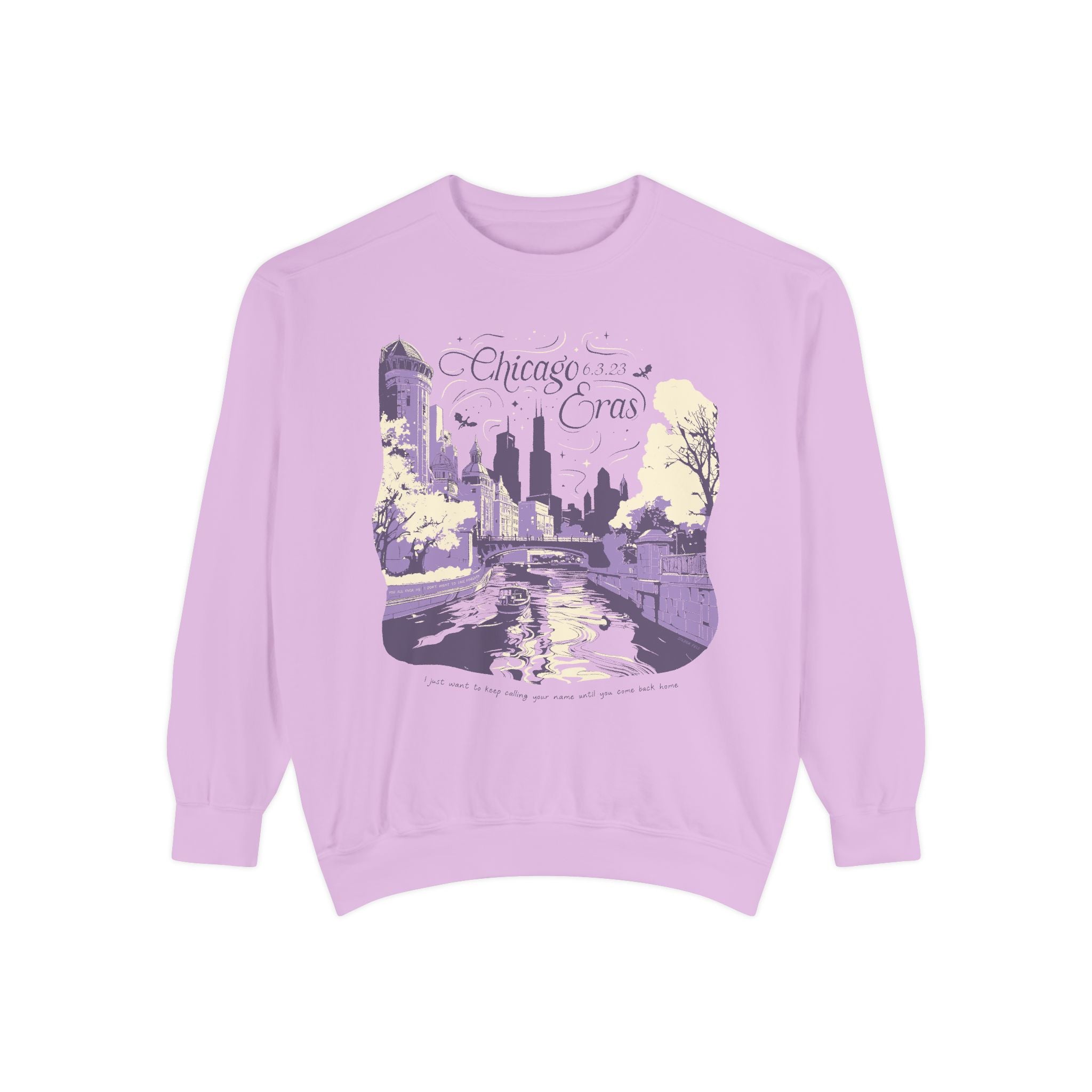 Night Two Eras Tour Chicago River Walk Crewneck