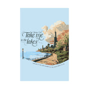 Light Blue Chicago Eras The Lakes Night One Poster