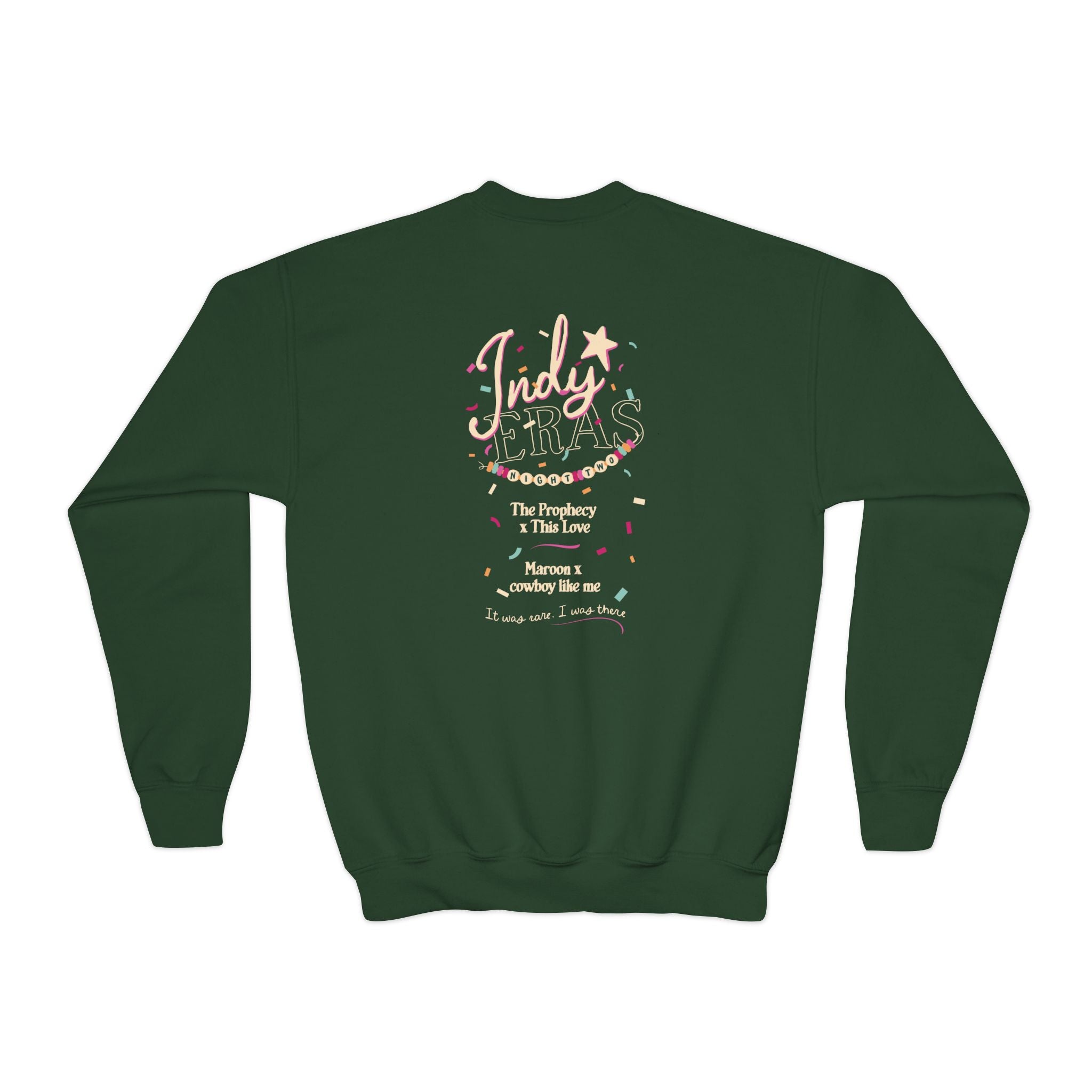 Kid's Indy Eras Night Two Crewneck Sweatshirt