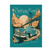 Seafoam Night One Detroit Skyline Eras Tour Poster