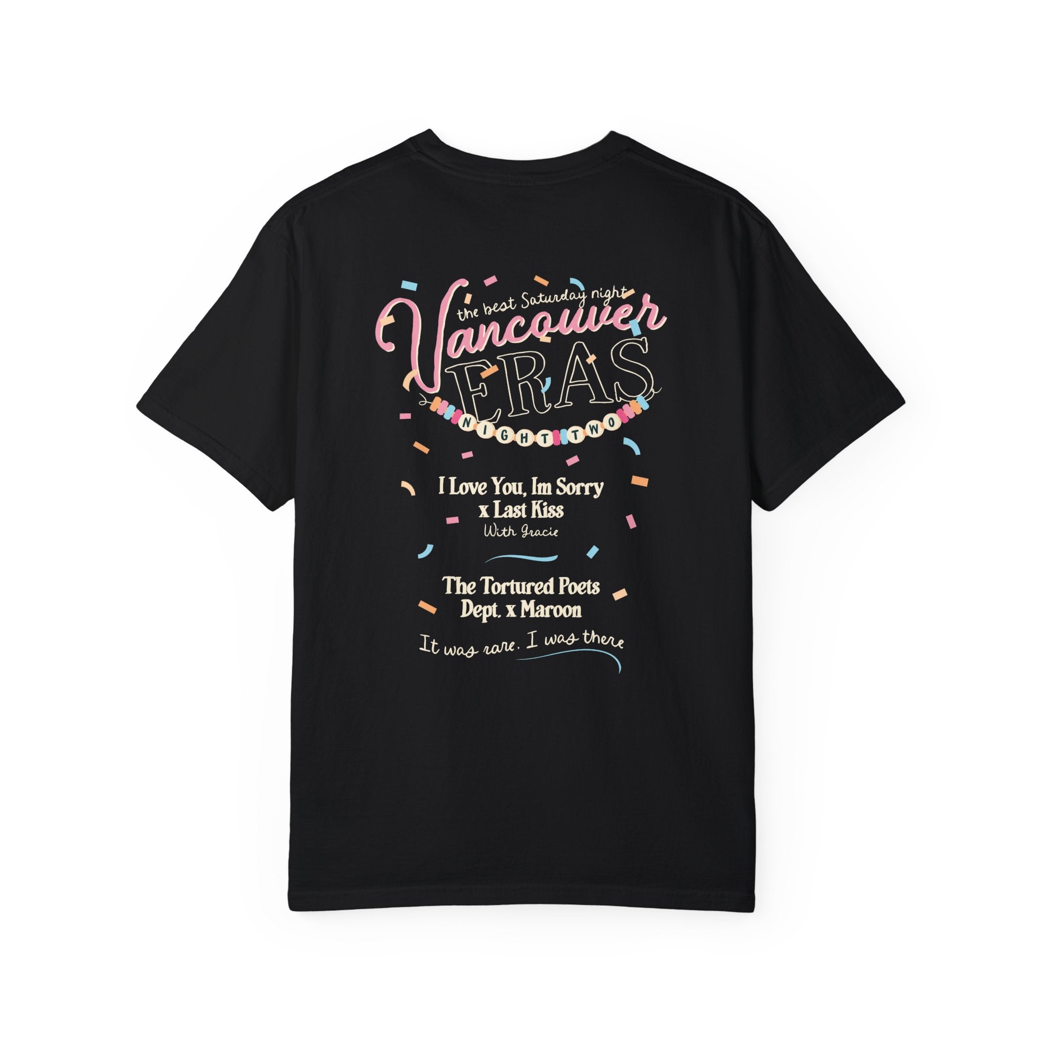 Vancouver Eras Night Two Comfort Colors Tee