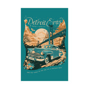 Seafoam Night One Detroit Skyline Eras Tour Poster