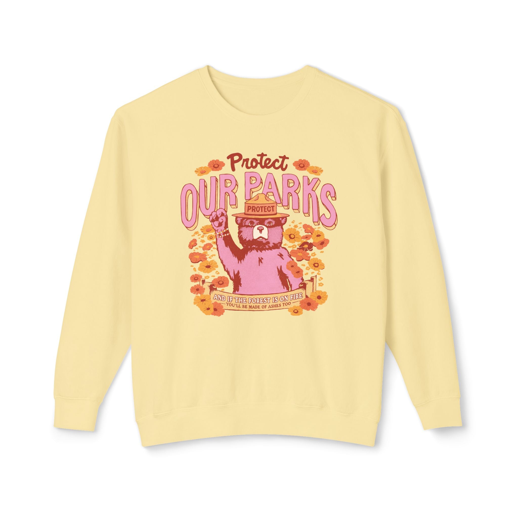 Bear & Poppies Lightweight Crewneck