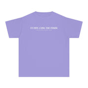 Kid's It's Been A Long Time Coming Indy Eras Comfort Colors Tee