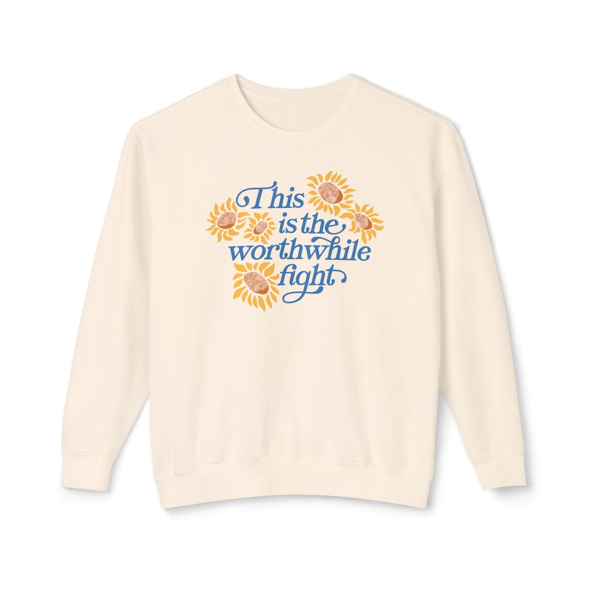 This is the Worthwhile Fight Lightweight Crewneck