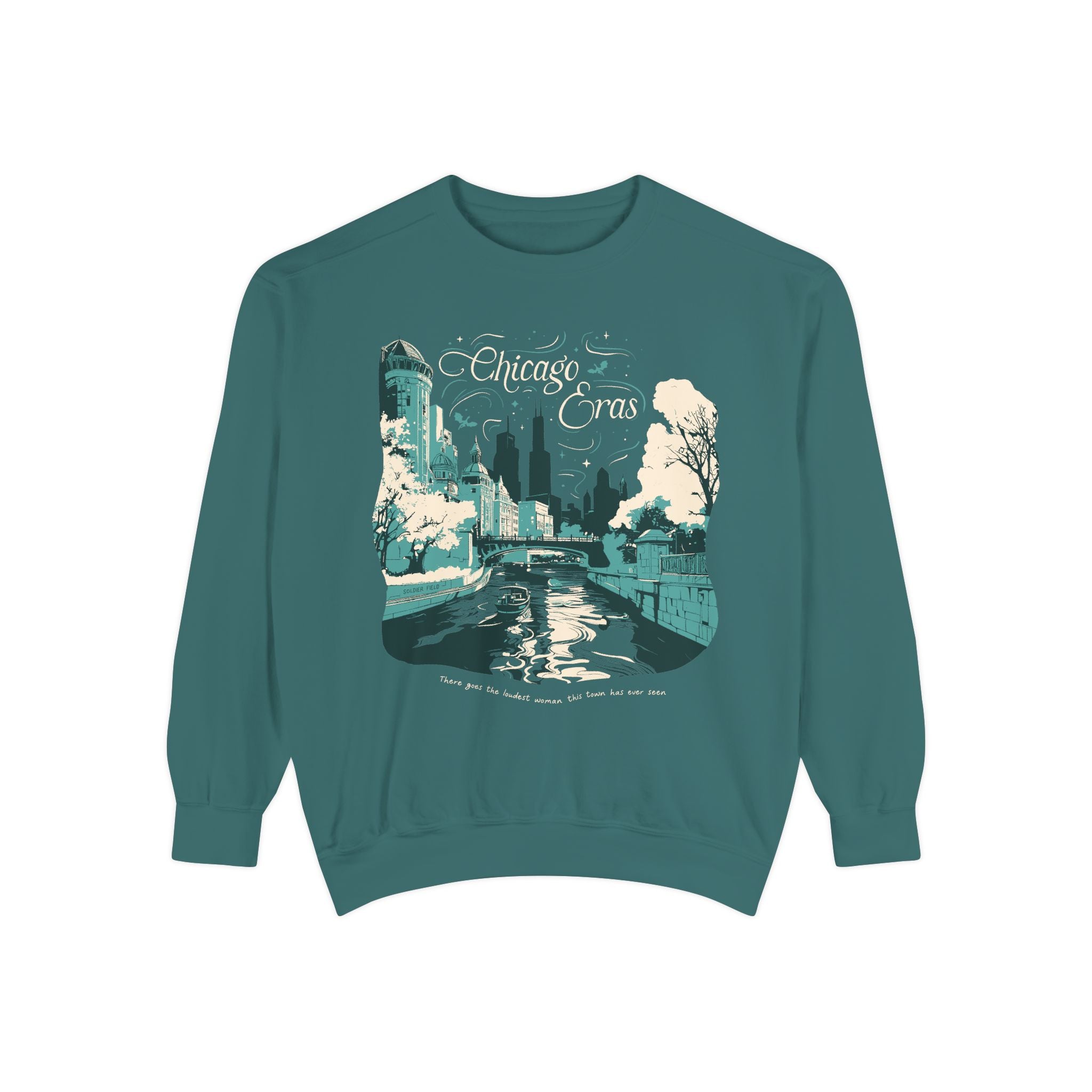 One-Sided, All Nights Eras Tour Chicago River Walk Crewneck