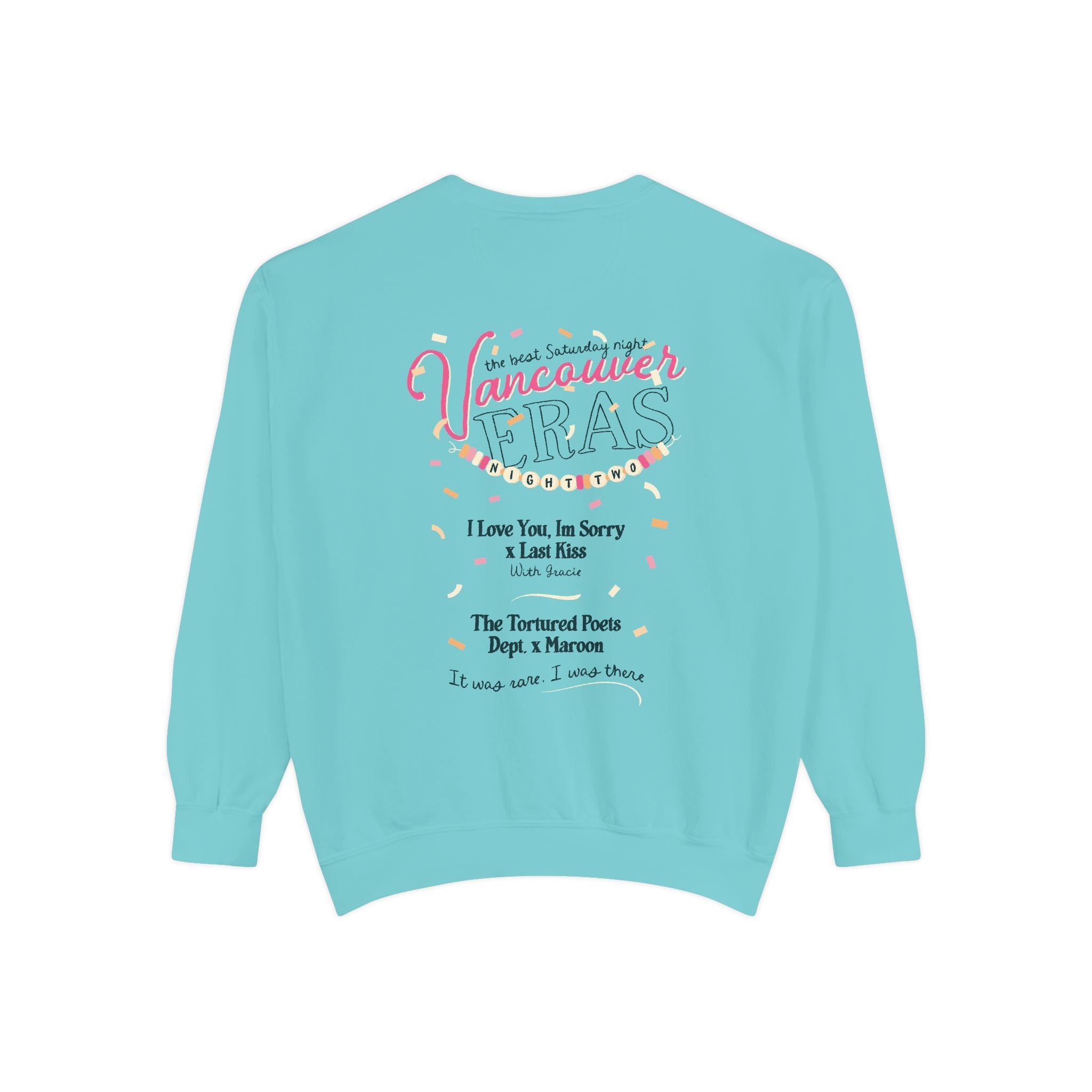 Vancouver Eras Night Two Comfort Colors Crewneck