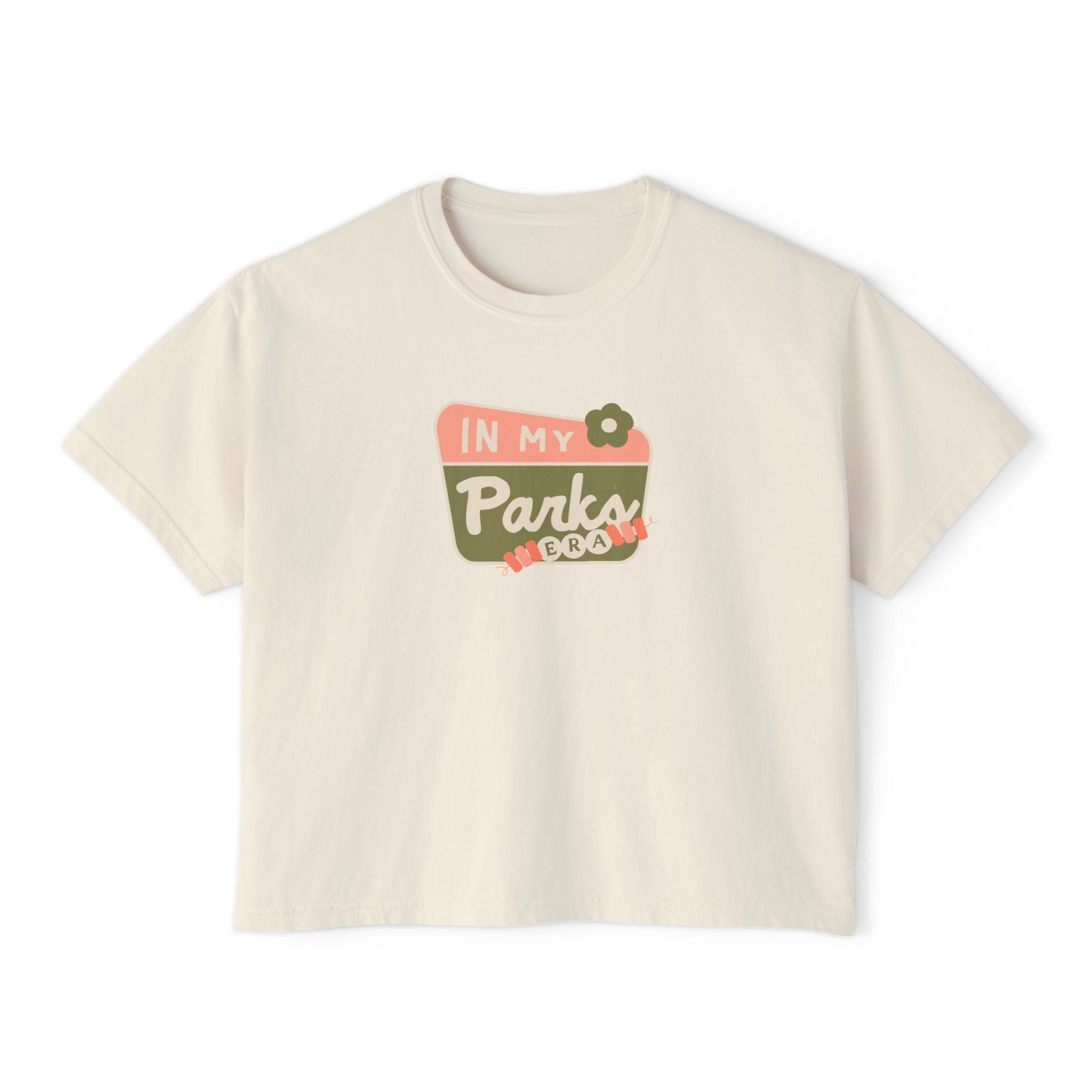 In My Parks Era Comfort Colors Crop Tee